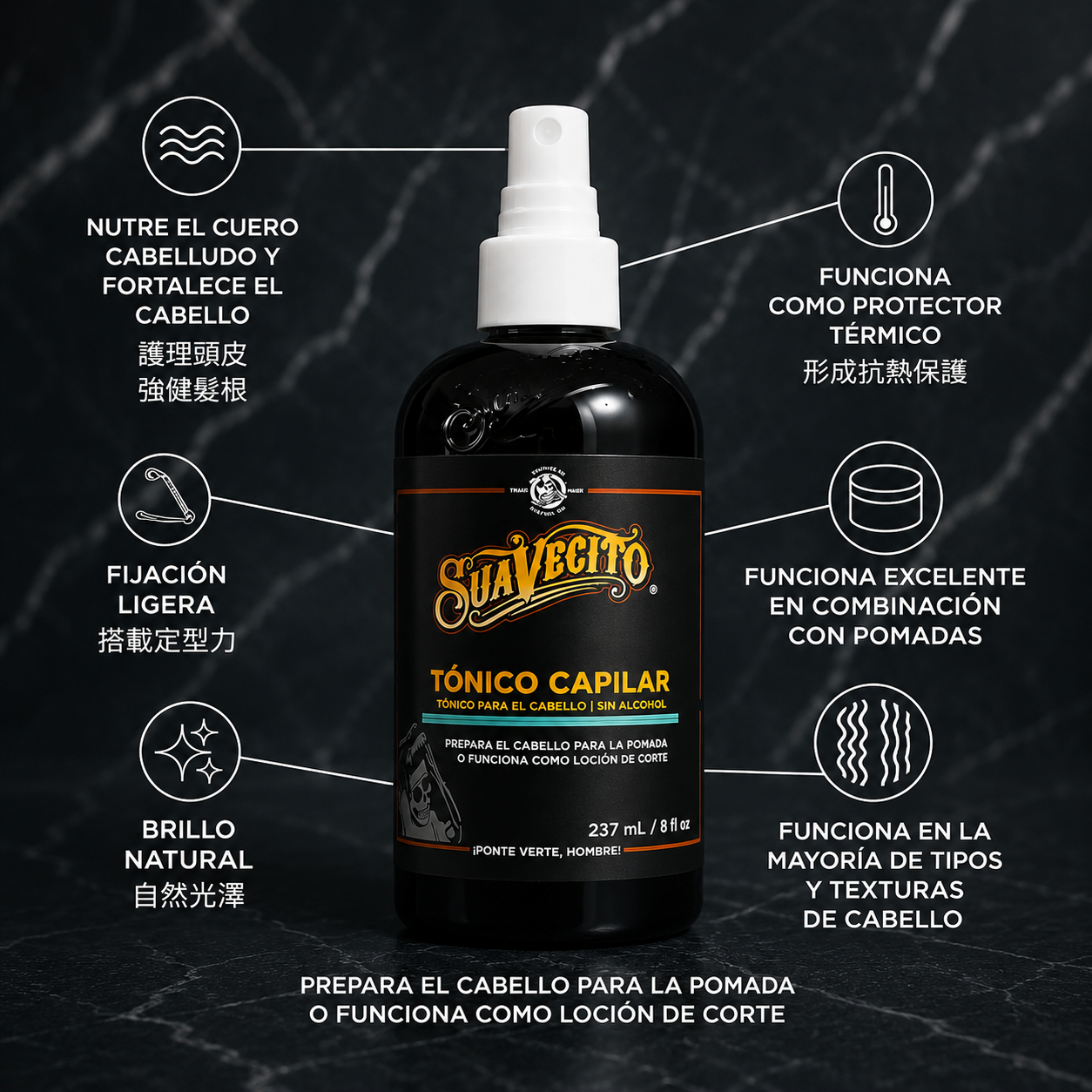HAIR TONIC SUAVECITO 237 mL - Imagen 2