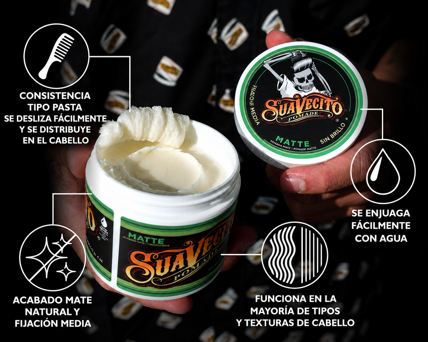 POMADA MATTE SUAVECITO - 113 g - Imagen 2